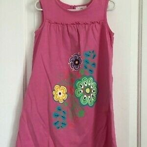 Girls Hanna Andersson sz 5/6 110 pink flower dress
